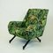 Mid-Century Italian Metal and Djungle Fabric Club Chair, 1960s 1