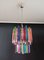 Multicolor Murano Glass Mariangela Chandelier with 107 Triedri, 1982 4