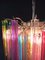 Multicolor Murano Glass Mariangela Chandelier with 107 Triedri, 1982 13