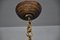 Lampada da soffitto in vimini, anni '60, Immagine 7