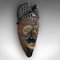 Maschera Tribale Tikar vintage in legno tropicale, Camerun, anni '70, Immagine 2
