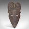 Vintage Cameroon Tropical Hardwood Tikar Tribal Mask, 1970s, Image 10