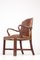 Danish Patinated Leather Armchair, 1940s 4