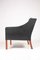 Mid-Century Danish Patinated Leather Lounge Chair by Børge Mogensen for Fredericia, 1960s 2