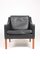 Mid-Century Danish Patinated Leather Lounge Chair by Børge Mogensen for Fredericia, 1960s 3