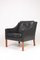 Mid-Century Danish Patinated Leather Lounge Chair by Børge Mogensen for Fredericia, 1960s, Image 1