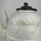 Large Victorian White Salt Glazed Ironstone Teapot with Two Neck, 1860s 4
