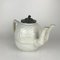 Large Victorian White Salt Glazed Ironstone Teapot with Two Neck, 1860s 1
