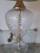 Vintage Tischlampe aus Kristallglas 2