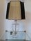 Vintage Kristall Tischlampe mit Organza Lampenschirm 6