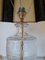 Vintage Crystal Table Lamp with Organza Lampshade, Image 7