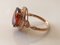 18 Karat Pink Gold Daisy Ring with 7.46 Karats Spessartite Garnet and Diamonds 5