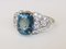 Bague Saphir Or Blanc 3.36 Saphir et Diamants 7