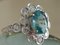 Ring White Gold 18kt Blue Zircon from Cambodia 3.3k and Diamonds, Image 6