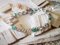 Braccialetto flessibile in zaffiri 18k color oro bianco e 18 carati di smeraldi, Immagine 7