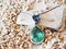 Kette und Halsketten-Anhänger Gold und Platin, kolumbianische Smaragd-Diamant & Sapphire 4