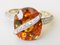 18 Karat Yellow Gold Ring 7.8 Karats Yellow Sapphire and Diamonds, Image 8