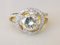 Bague Solitaire en Diamant 18 Carat Jaune Karat Moissanite 1.8 9