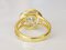 Solitaire Ring in 18 Karat Yellow Diamond Karat Moissanite 1.8 6