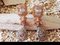 Boucles d'Oreilles en Or Blanc et Diamant Rose 18 Carats, Set de 2 8