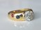 Ring in Yellow Gold with Rubies, Emeralds & Synthetic Diamond, Image 7