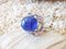 Gold Ring 18k Important 9.92-Karat Sapphire in a Diamond 4