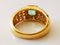 Ring aus 18 Karat Gelbgold Emerald von Colombia 0.63 Karat Diamond 2
