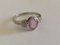 Ring in 750 White Gold 18k with Pink Sapphire 3
