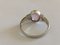 Ring in 750 White Gold 18k with Pink Sapphire 11