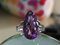 Ring in 18k White Gold with Pear Amethyst 7