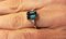 Grey Gold Ring 750 18k Blue Topaz London 2.9k Diamonds 2