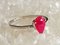 Bague oder 750 18kt Pear Rubies and Diamonds 5