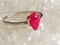 Bague or 750 18kt Pear Rubies and Diamonds 8