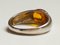 Silver Ring Decorated with Yellow Sapphire of 2.95 Karats 7