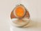 Signet Ring in Silver Carnelian Agate Approximately 12 Carats 3