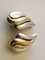 Clip Earrings Silver and Vermeil, Set of 2 2