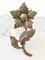 Large Silver Flower Brooch Decorated with Marcasites 2