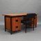 Modell EU02 Japanese Series Schreibtisch & Stuhl aus Teak von Cees Braakman für Pastoe, 1950er, 2er Set 2