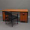 Model EU02 Japanese Series Desk & Chair in Teak by Cees Braakman for Pastoe, 1950s, Set of 2 3