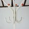 Mid-Century White Coat Stand with Orange Feet, 1960s 3