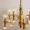 Tube Rod Brass Chandelier by Gaetano Sciolari for Lightolier, 1960s, Image 6