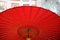 Large Japanese Red Parasol, 1980s, Image 5