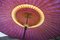 Sombrilla japonesa grande en violeta, años 80, Imagen 3