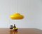 Mid-Century Yellow Plastic UFO Pendant Lamp, Image 3