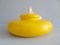 Mid-Century Yellow Plastic UFO Pendant Lamp, Image 4