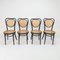 Mid-Century Bentwood & Cane Dining Chairs by Michael Thonet for ZPM Radomsko, 1960s, Set of 4 1