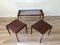 Scandinavian Modern Nesting Tables in Teak & Oak, 1970s, Set of 3 2