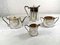 Victorian Silver-Plated Tea & Coffee Set from George Shadford Lee & Henry Wigfull,  Set of 4 1