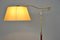 Lampada da terra regolabile in ottone di Angelo Lelli per Arredoluce, Italia, anni '40, Immagine 6