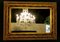 Miroir Style Empire 19ème Siècle avec Cadre Feuille Dorée, Danemark 3